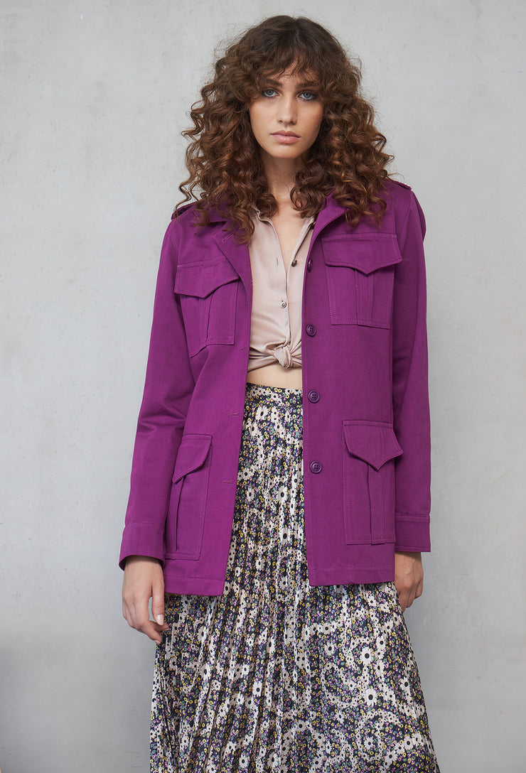 Kings Queens Jacket Magenta