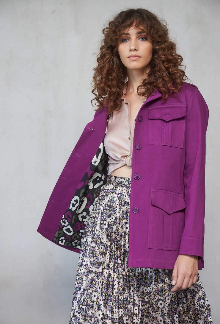 Kings Queens Jacket Magenta