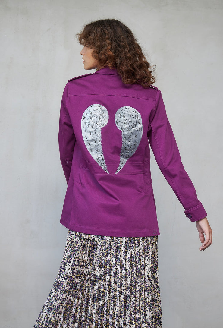 Angel Baby Safari Jacket Magenta