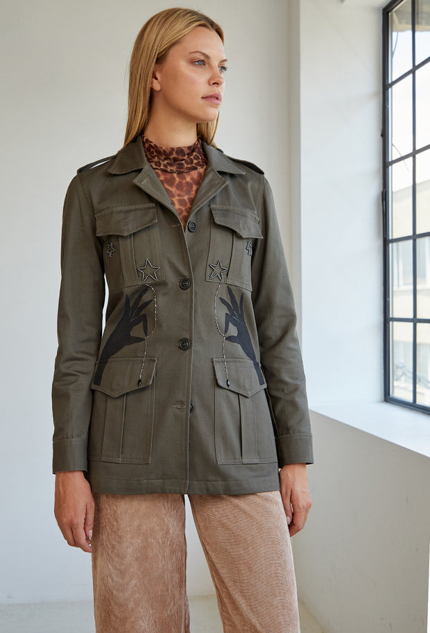 Cosmic Hands Safari Jacket