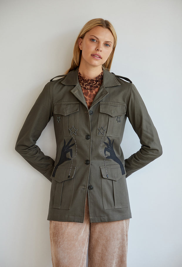 Cosmic Hands Safari Jacket